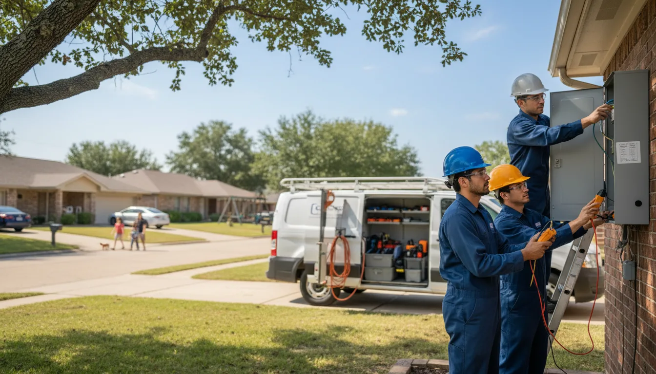 Certified electrician providing emergency electrical services in Havelock, IA